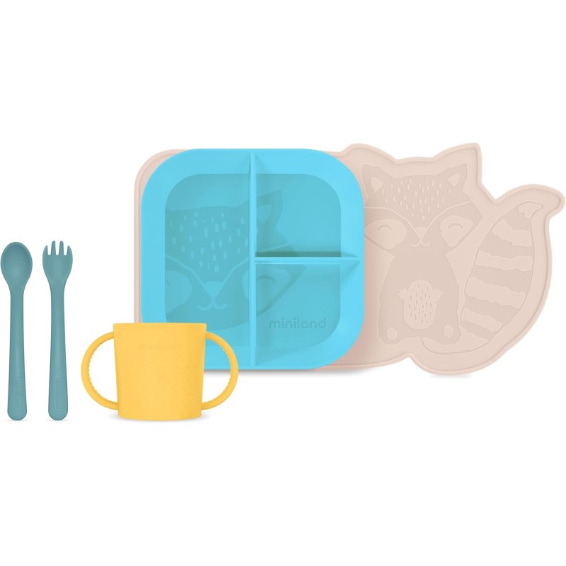 SET PAPPA SVEZZAMENTO MEAL SET SUNRISE MINILAND 5 PEZZI