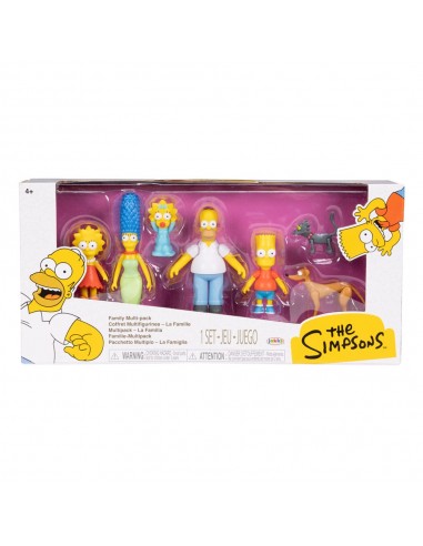 THE SIMPSONS FAMILY MULTI PACK 7 PZ JAKKS