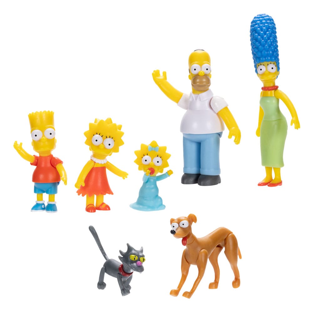 THE SIMPSONS FAMILY MULTI PACK 7 PZ JAKKS