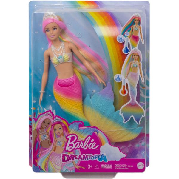 BARBIE DREAMTOPIA SIRENA CAMBIA COLORE MATTEL GTF89
