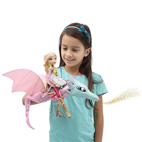 REGAL ACADEMY DRAGO GLITTER CON BAMBOLA ROSE GIOCHI PREZIOSI D12