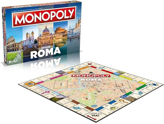 MONOPOLY EDIZIONE ROMA HASBRO