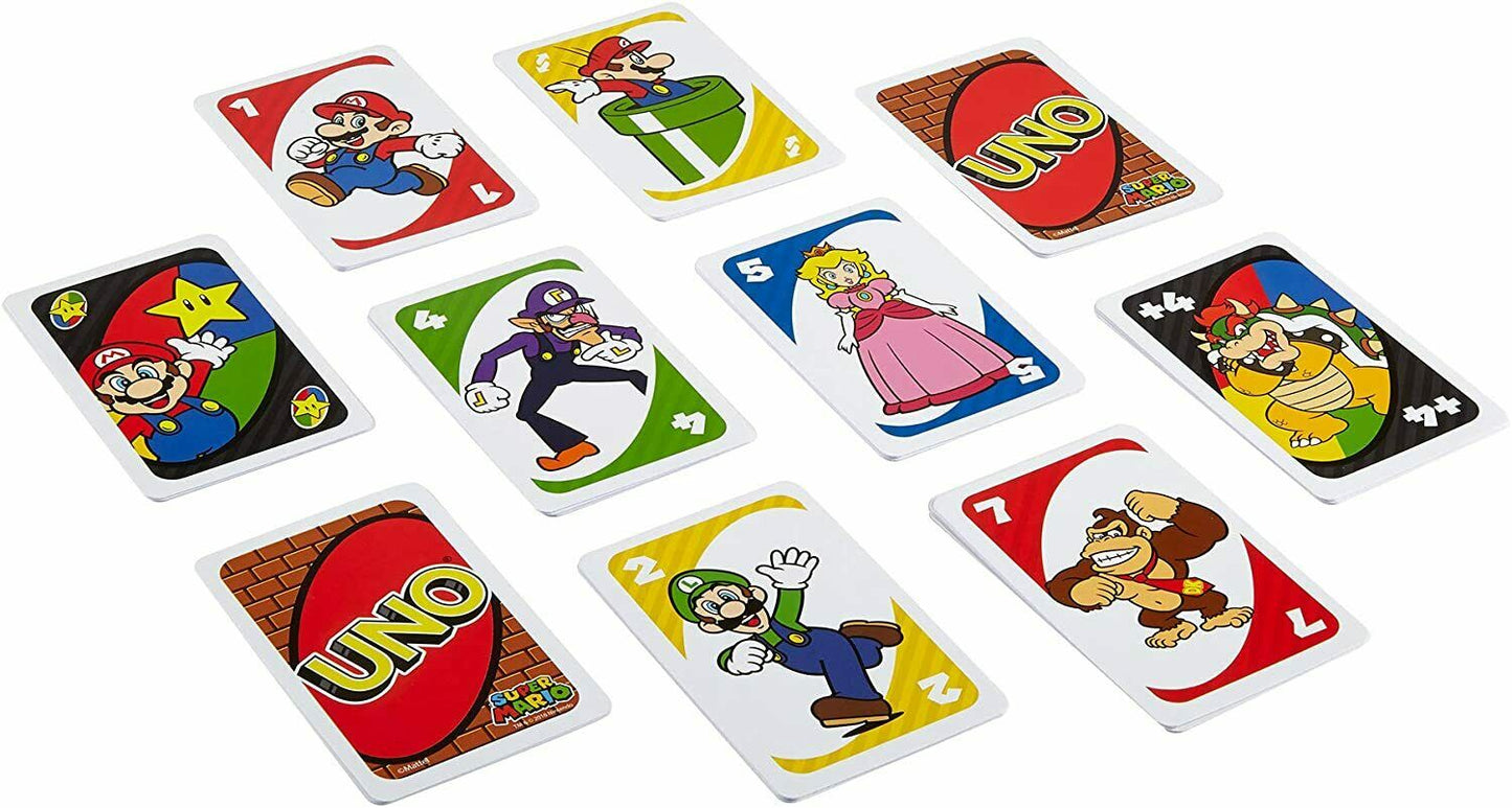 CARTE UNO SUPER MARIO GIOCO DRD00 MATTEL