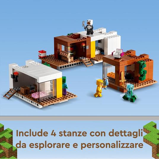 La casa sull'albero moderna MINECRAFT 21174 LEGO