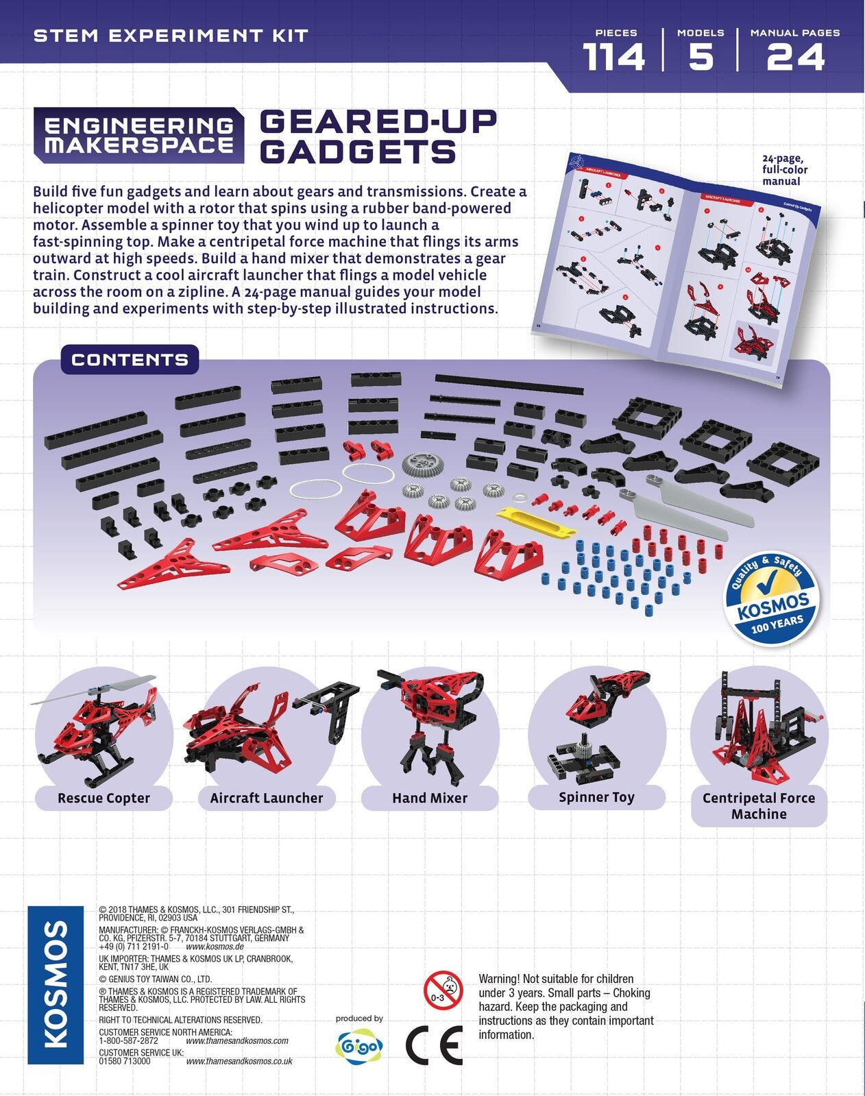 INGEGNERIA 5 IN 1 GEARED-UP GADGETS KOSMOS