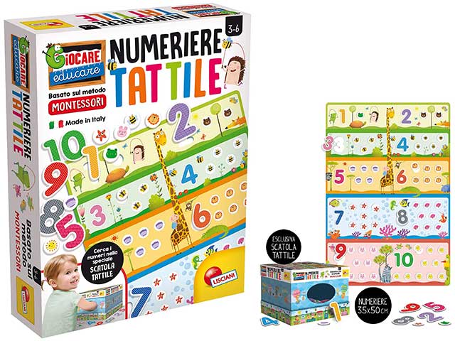 NUMERIERE TATTILE MONTESSORI LISCIANI