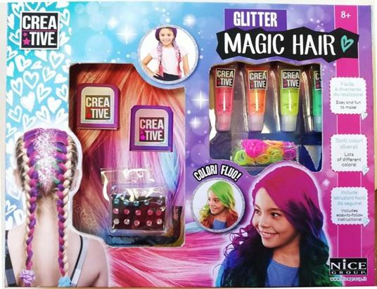 GLITTER MAGIC HAIR SET