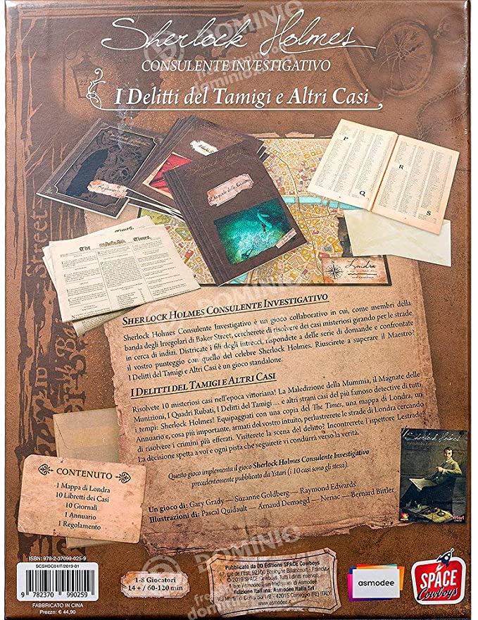 SHERLOCK HOLMES I DELITTI DEL TAMIGI E ALTRI CASI ASMODEE