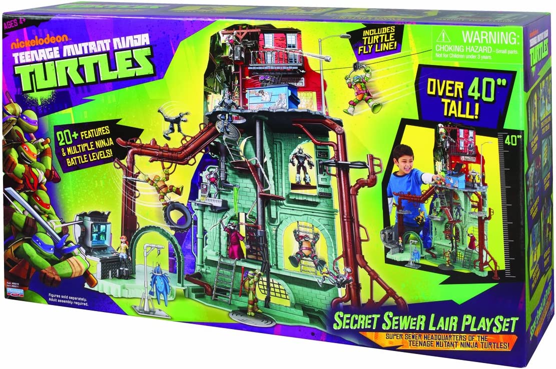 Ninja Turtles - Playset Quartier Generale Lair tartarughe ninja
