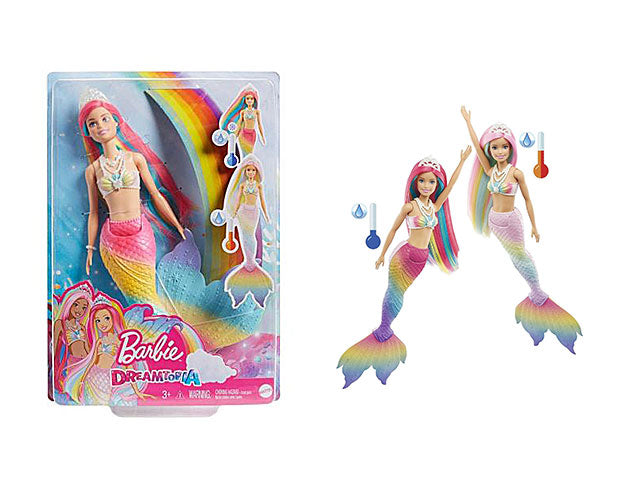 BARBIE DREAMTOPIA SIRENA CAMBIA COLORE MATTEL GTF89