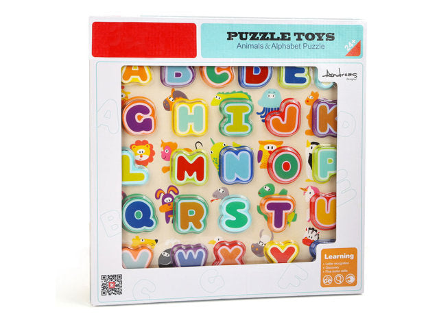PUZZLE ANIMAL ALFABETO MAZZEO 08628
