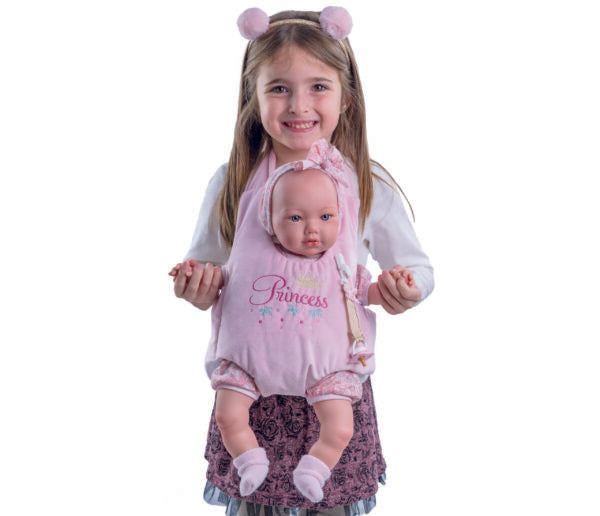 BAMBOLA ALINA 45CM. CON PORTABEBE’ MARINA & PAU