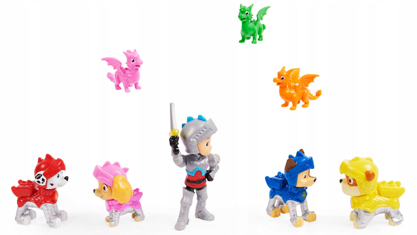 PAW PATROL RESCUE KNIGHTS SET 8 PERSONAGGI SPIN MASTER