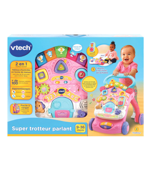 SUPER PRIMI PASSI PARLANTE 2 IN 1 ROSA VTECH