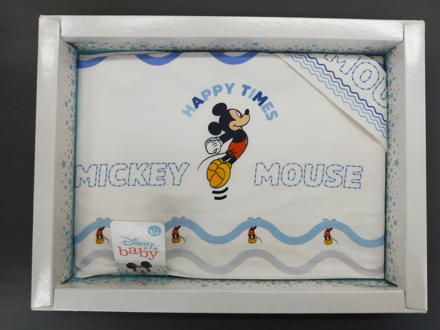 Lenzuolino carrozzina culla Disney Topolino o Minnie