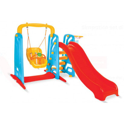 Multigioco Scivolo + Altalena Biemme