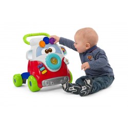 Gioco Primi Passi per Bambini Happy Hippy 2in1 con Centro Attività Chicco