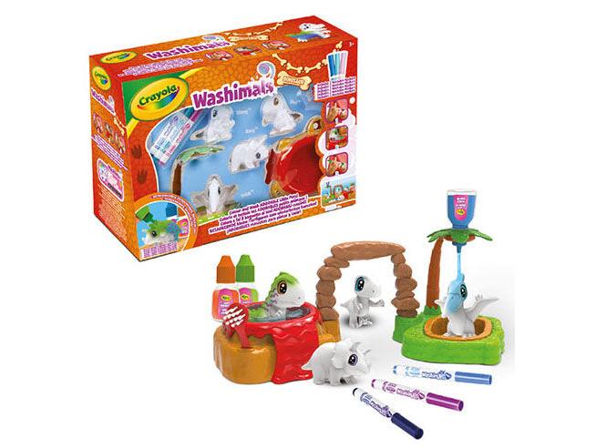 CRAYOLA WASHIMALS SET PETS DINOSAURI 74-7453