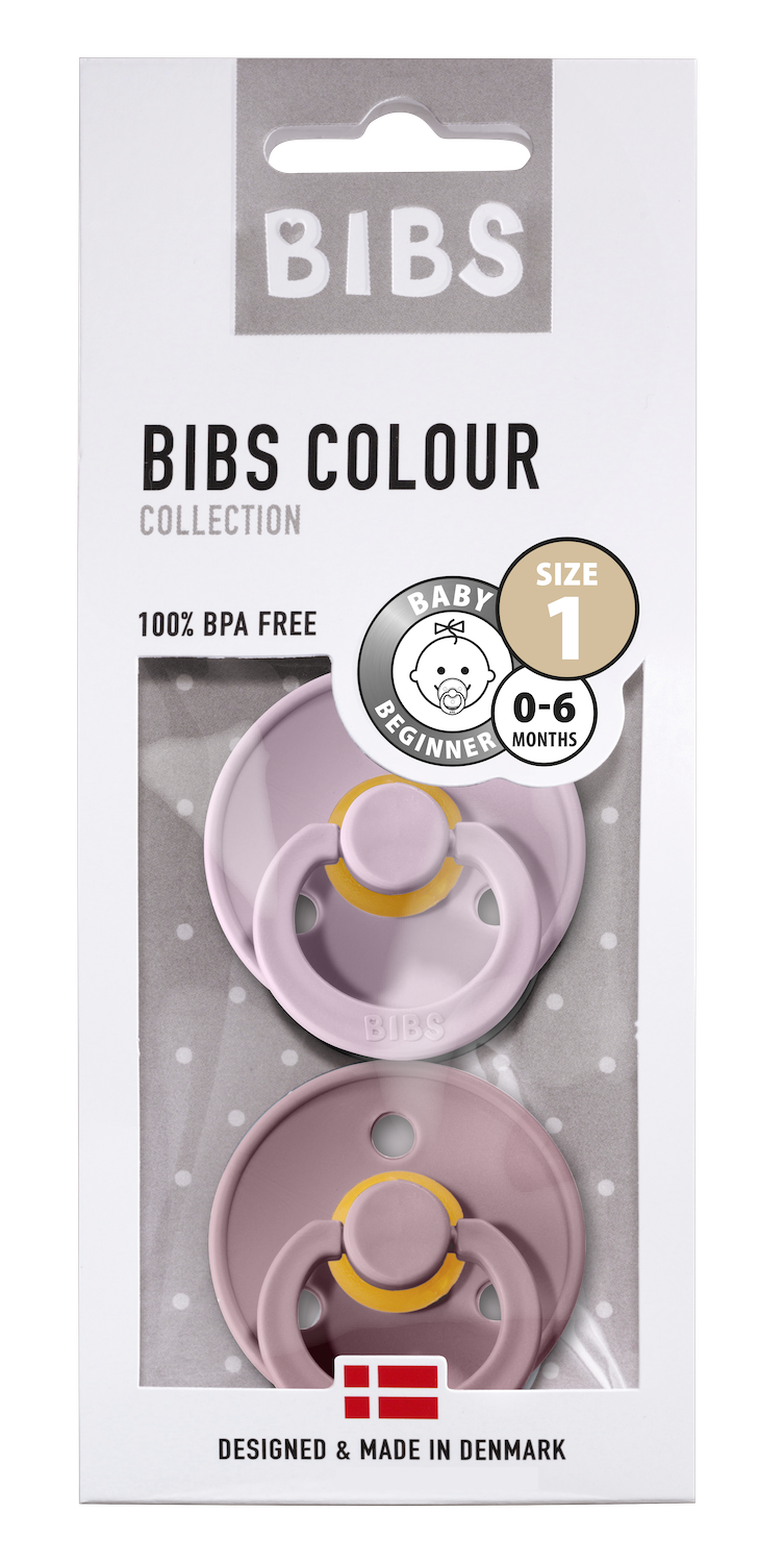 CONF. 2 SUCCHIETTI BIBS LILLA E ROSA ERICA A CILIEGIA