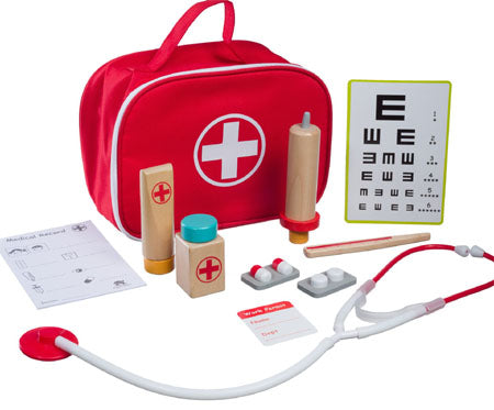 BORSA DOTTORE ACCESSORI IN LEGNO LITTLE DOCTOR TOOKY TOY