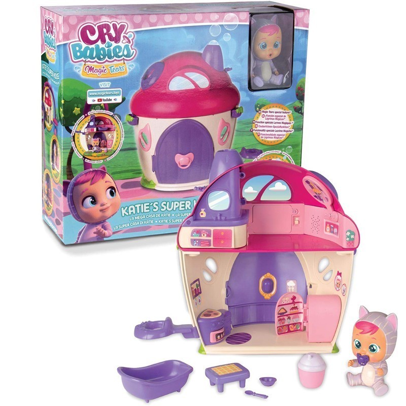 Cry Babies. Magic Tears. Playset Casa Magica Di Katie IMC