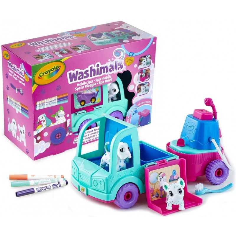 SET SPA IN VIAGGIO WASHIMALS CRAYOLA