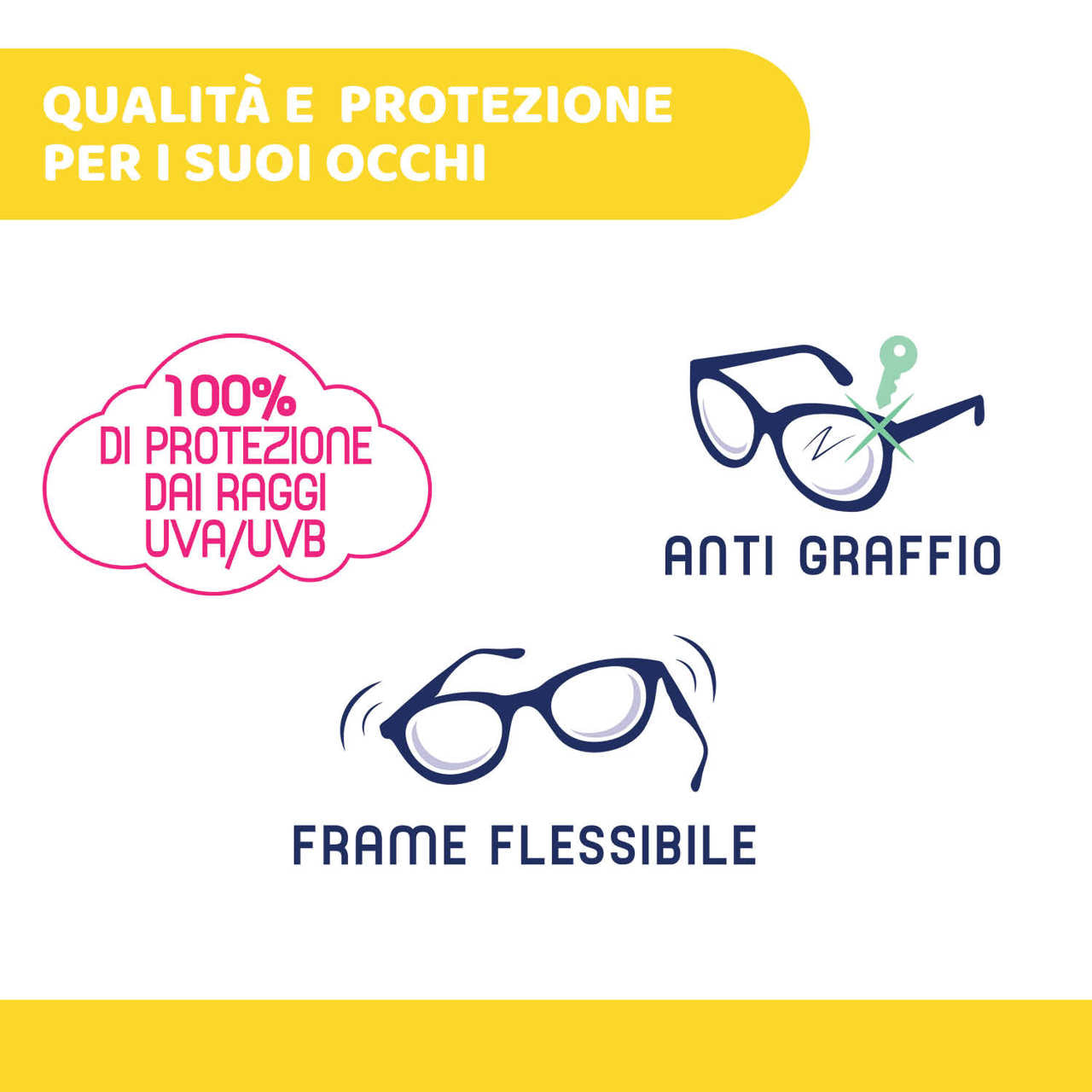 OCCHIALI DA SOLE UNISEX 12m+ CHICCO