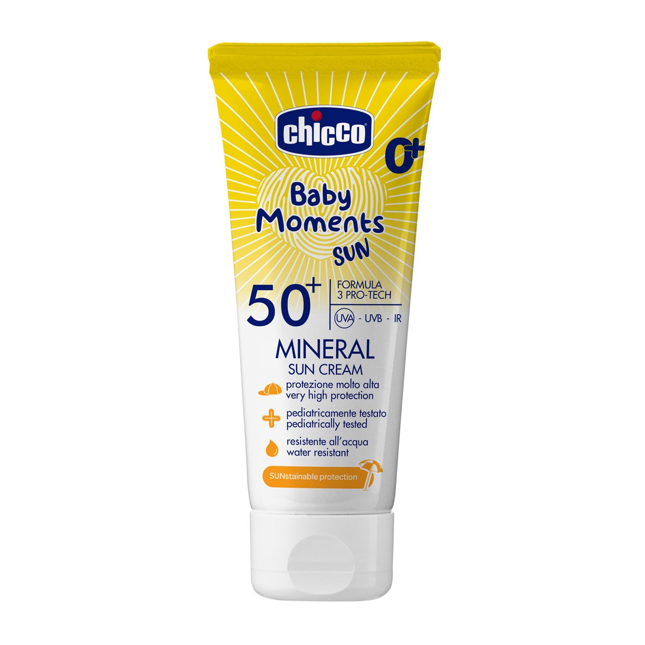 chicco BABY MOMENTS SUN - CREMA SOLARE MINERAL 75ML