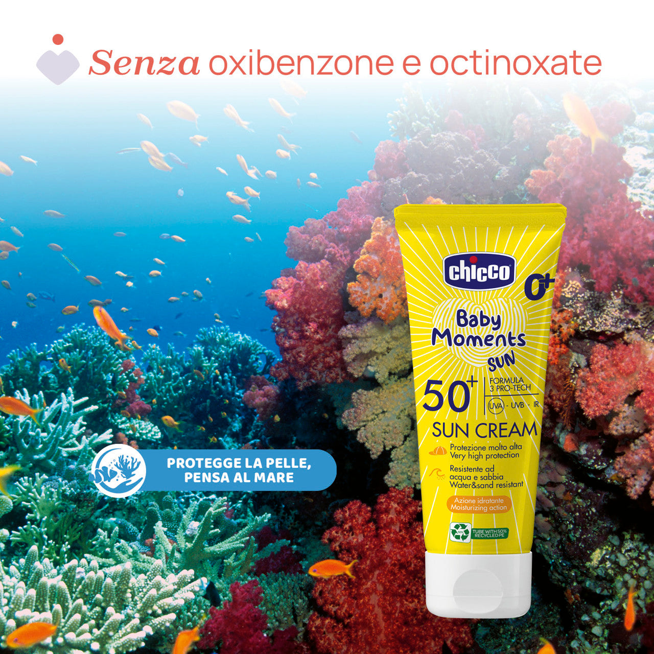 CHICCO BABY MOMENTS SOLARE IN CREMA 50+ML 75