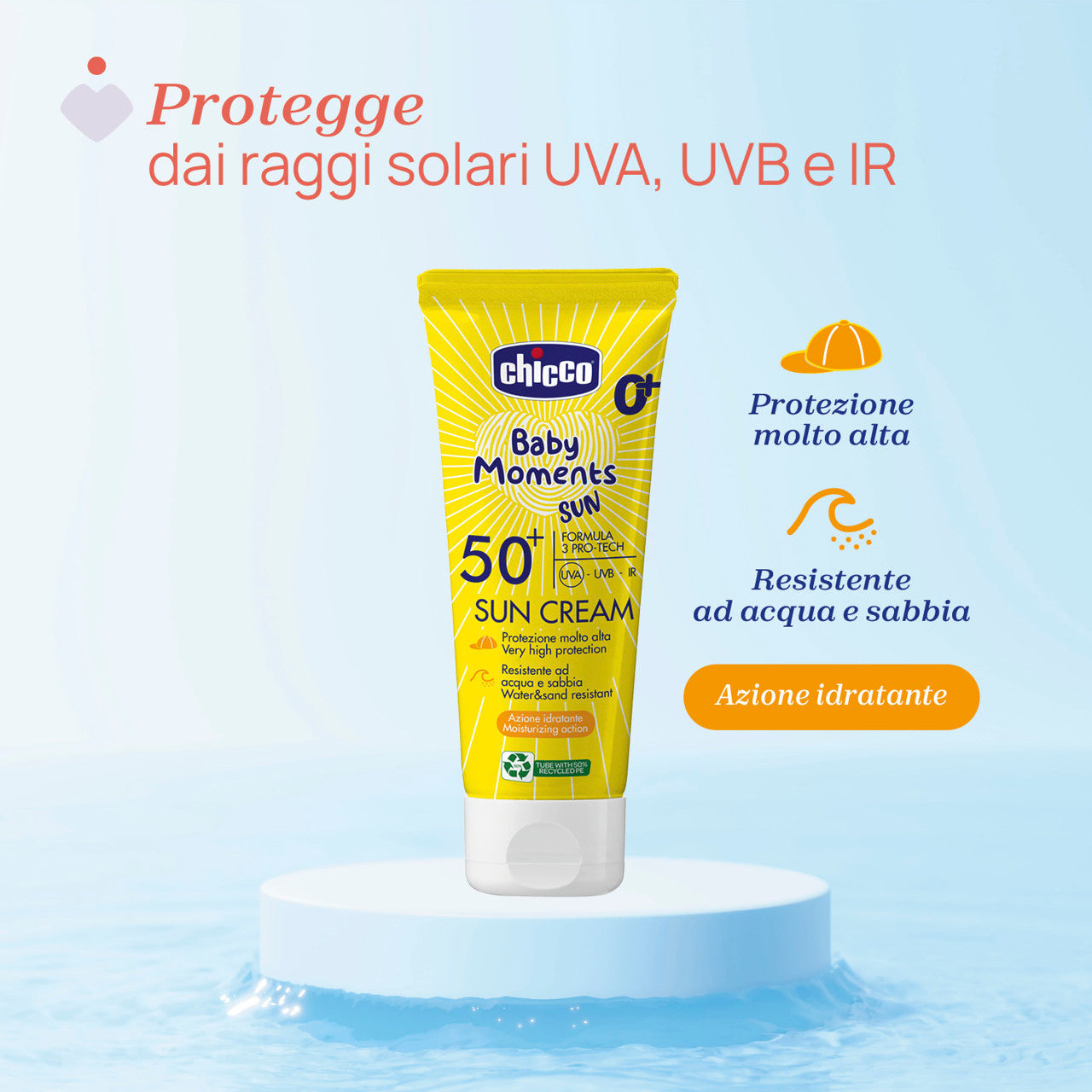 CHICCO BABY MOMENTS SOLARE IN CREMA 50+ML 75