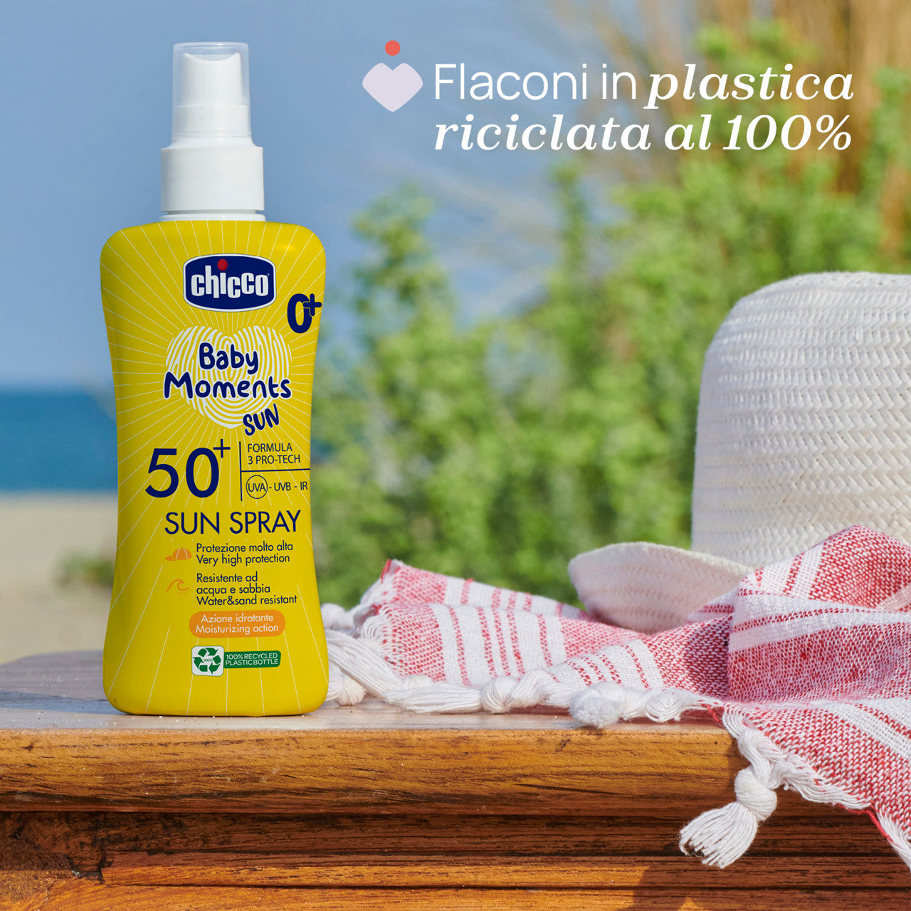CHICCO BABY MOMENTS SUN SOLARE SRAY 50+ 150 ML