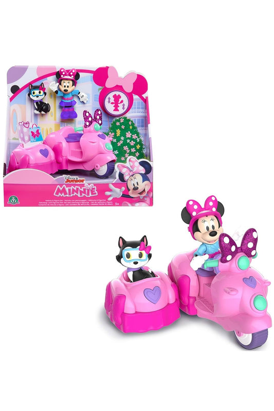 VEICOLO SIDECAR MINNIE CON PERSONAGGIO GIOCHI PREZIOSI