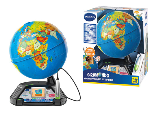 GIRAMONDO VIDEO MAPPAMONDO INTERATTIVO VTECH