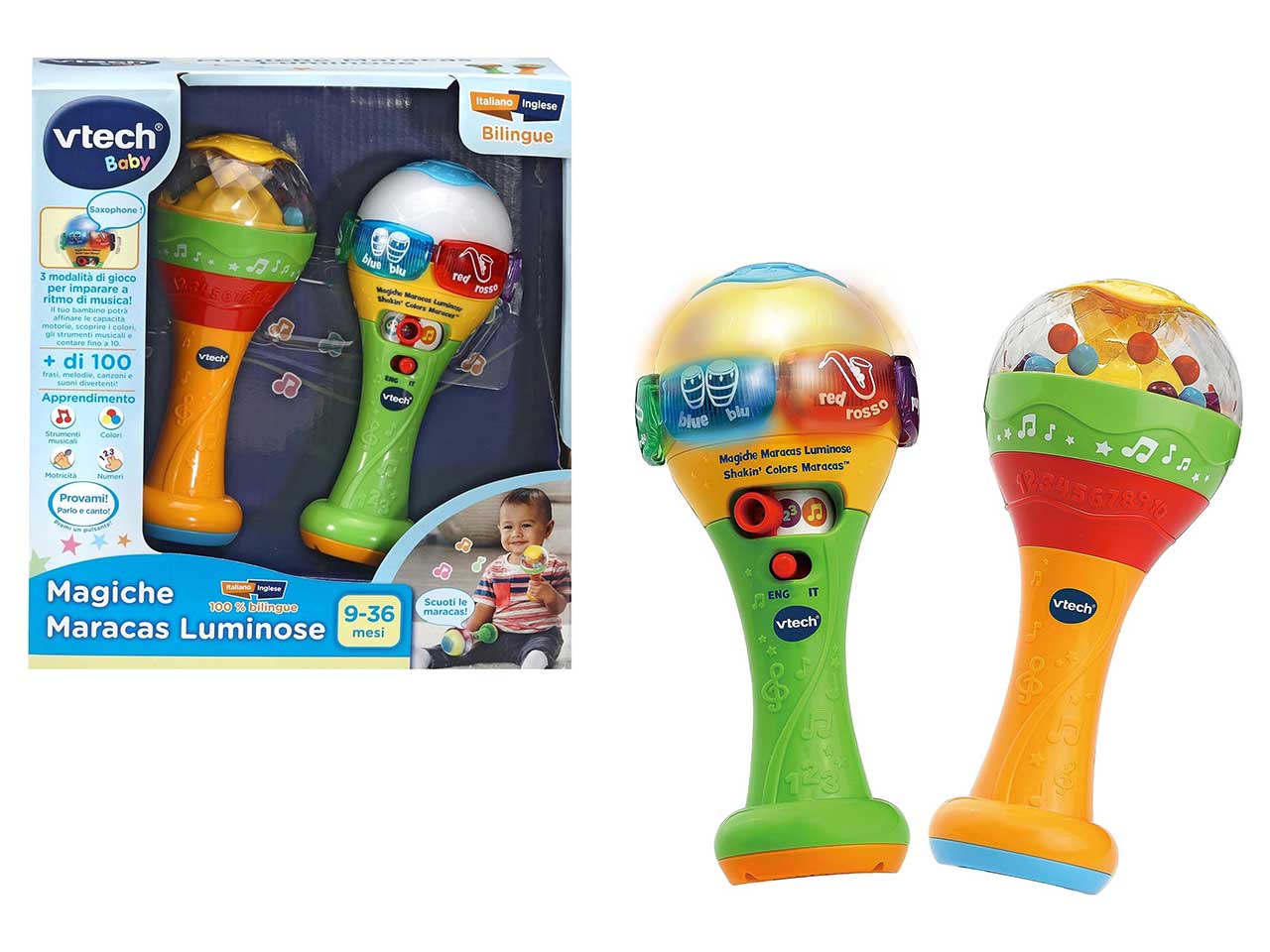 VTECH BABY MAGICHE MARACAS LUMINOSE