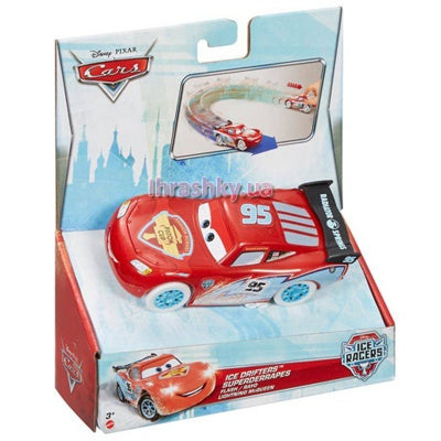 CARS SAETTA McQUEEN ICE DRIFTERS SUPERDERRAPES MATTEL