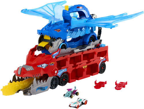 HOT WHEELS ULTIMATE DUAL DRAGON TRANSPORTER 2 IN 1 MATTEL