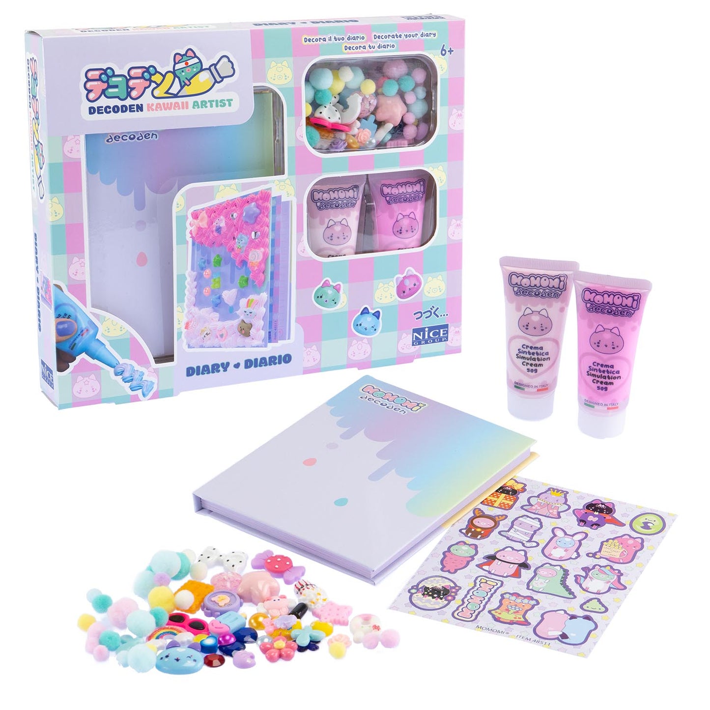 MOMOMI DECODEN DECORA IL TUO DIARIO NICE
