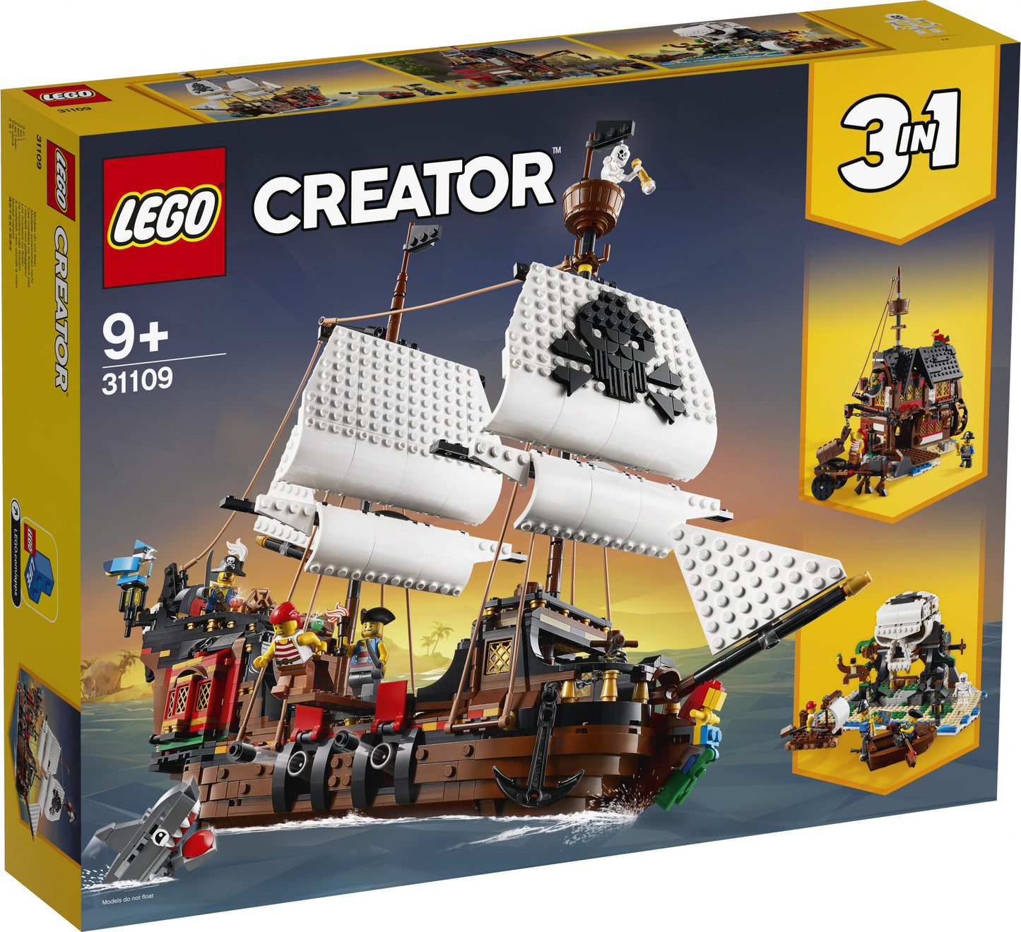 LEGO CREATOR 3 IN 1 IL GALEONE DEI PIRATI 31109