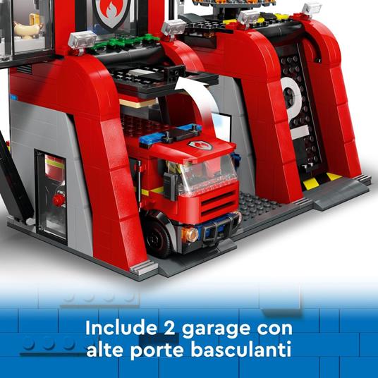 LEGO CITY CASERMA DEI POMPIERI E AUTOPOMPA 60414