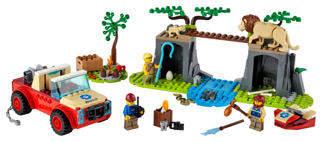 LEGO CITY Wildlife Fuoristrada di Soccorso Animale 60301