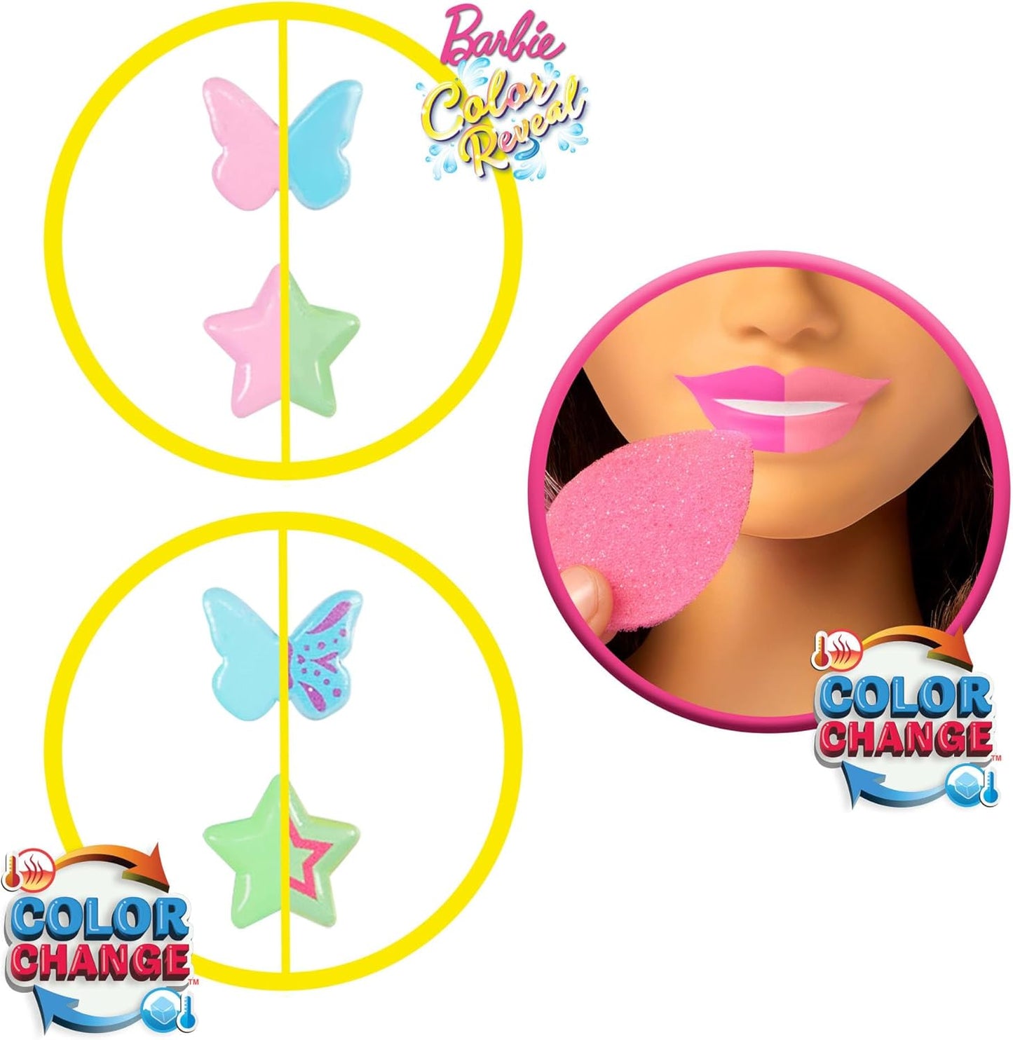 BARBIE TESTA DA PETTINARE CASTANA MATTEL