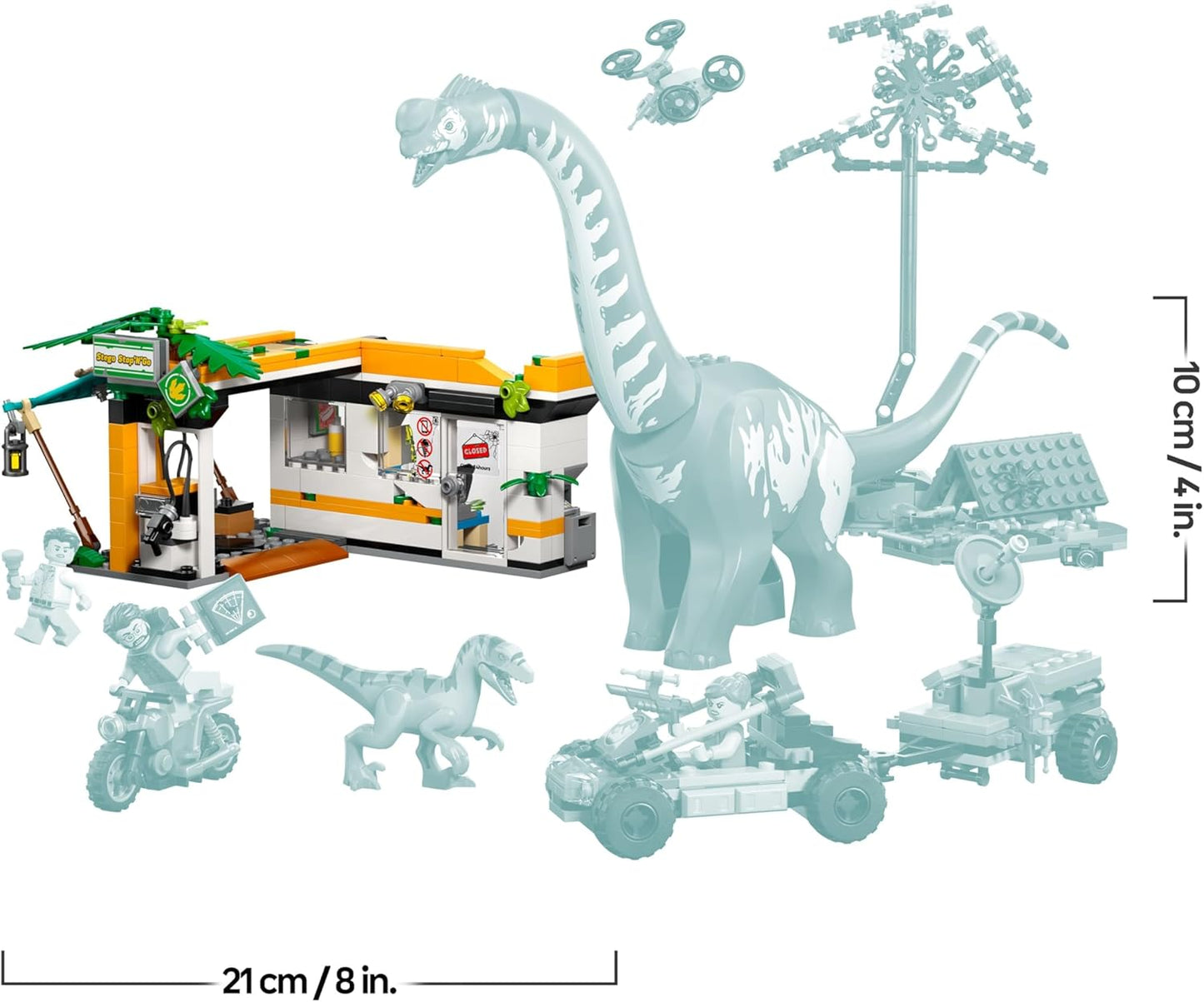 LEGO JURASSIC WORLD Alla Ricerca del Raptor e del Titanosauro  76973