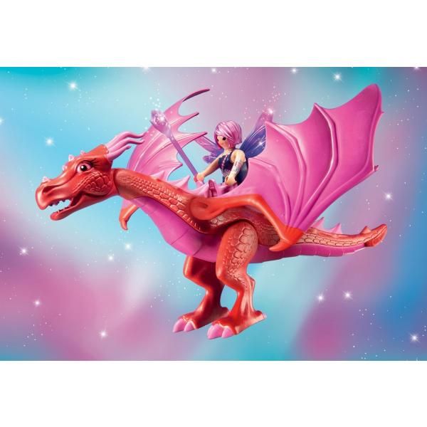 PLAYMOBIL FAIRIES DRAGO CON BAMBINO 9134