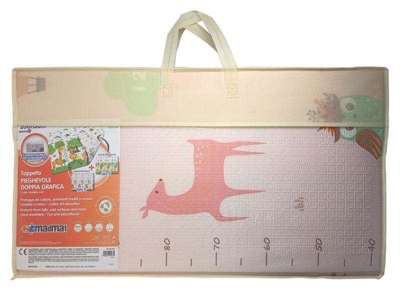 TAPPETO PIEGHEVOLE DOPPIA GRAFICA CM 200 X 150