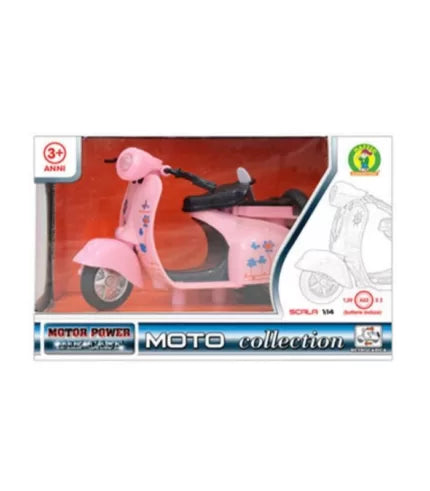 MOTO COLLECTION MODELLO VESPA 1:14 DIE CAST RETROCARICA MAZZEO