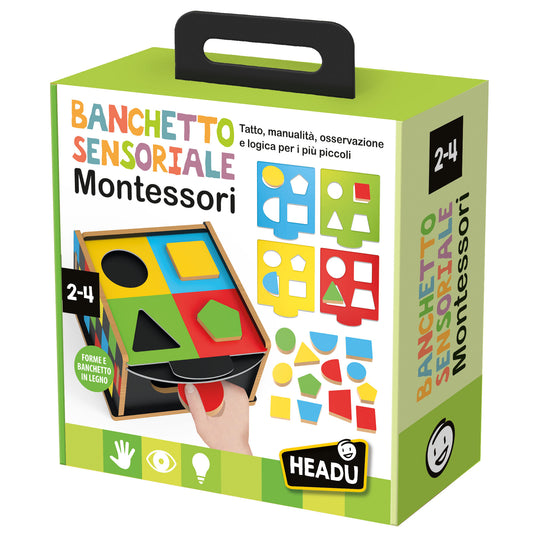 HEADU BANCHETTO SENSORIALE MONTESSORI 2-4 ANNI