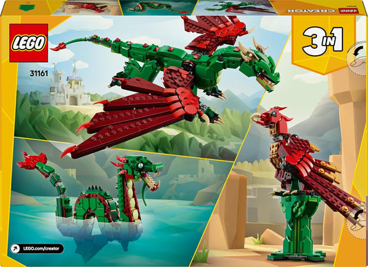 LEGO CREATOR 3 IN 1 DRAGO MEDIEVALE 31161