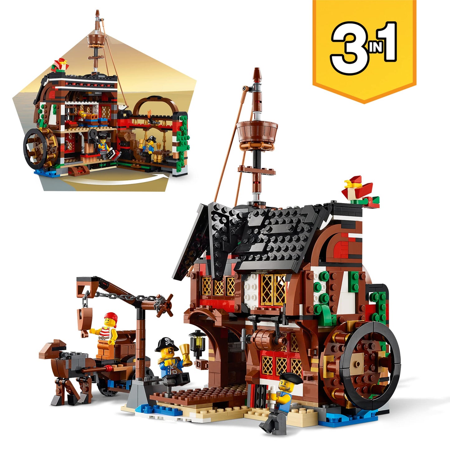 LEGO CREATOR 3 IN 1 IL GALEONE DEI PIRATI 31109