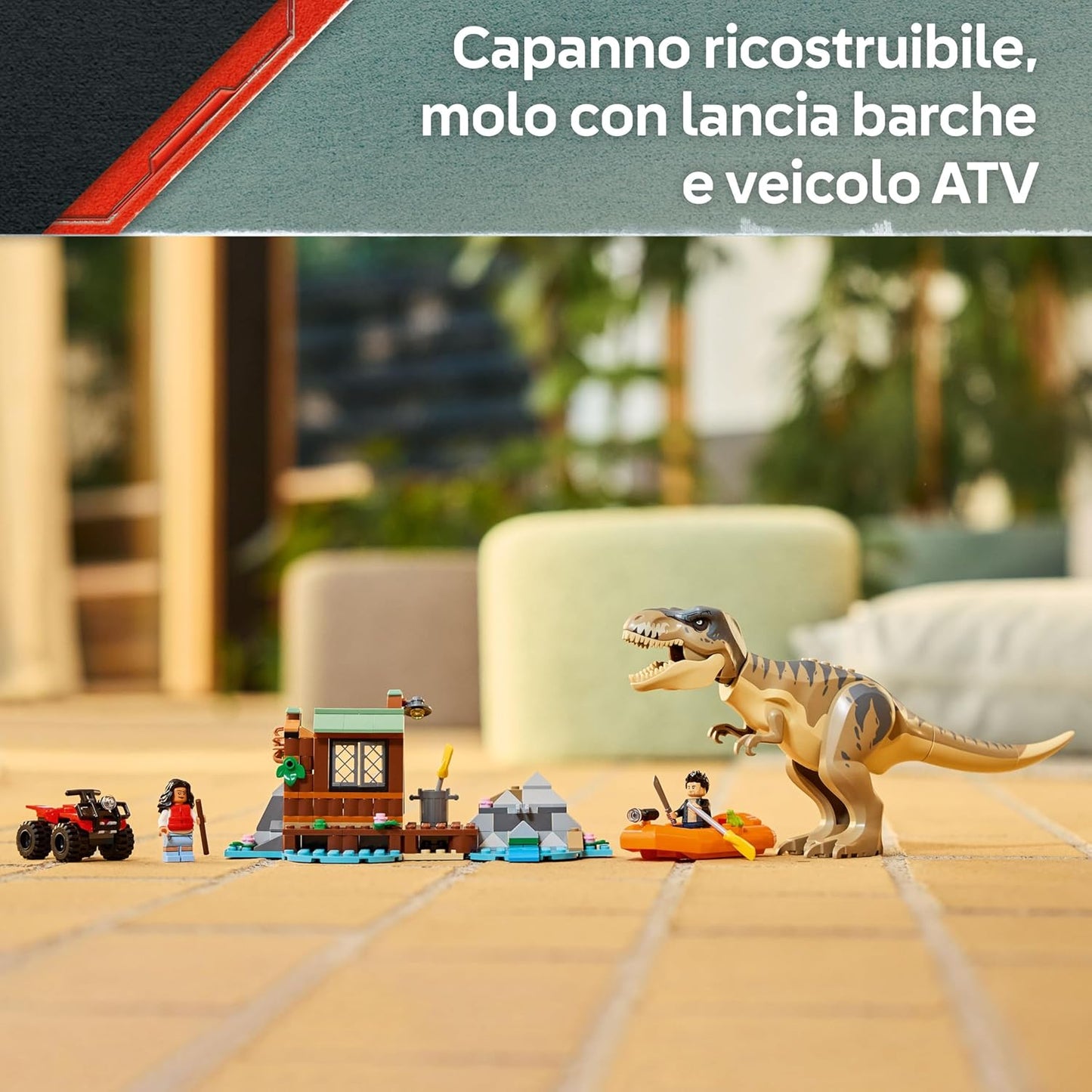 LEGO JURASSIC WORLD T-REX FUGA SUL FIUME 76975