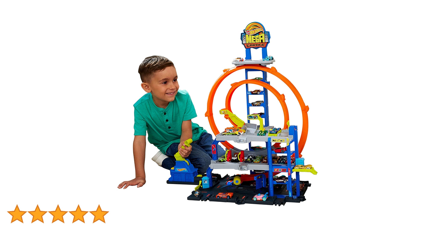HOT WHEELS MEGA LOOP GARAGE JBM74 MATTEL